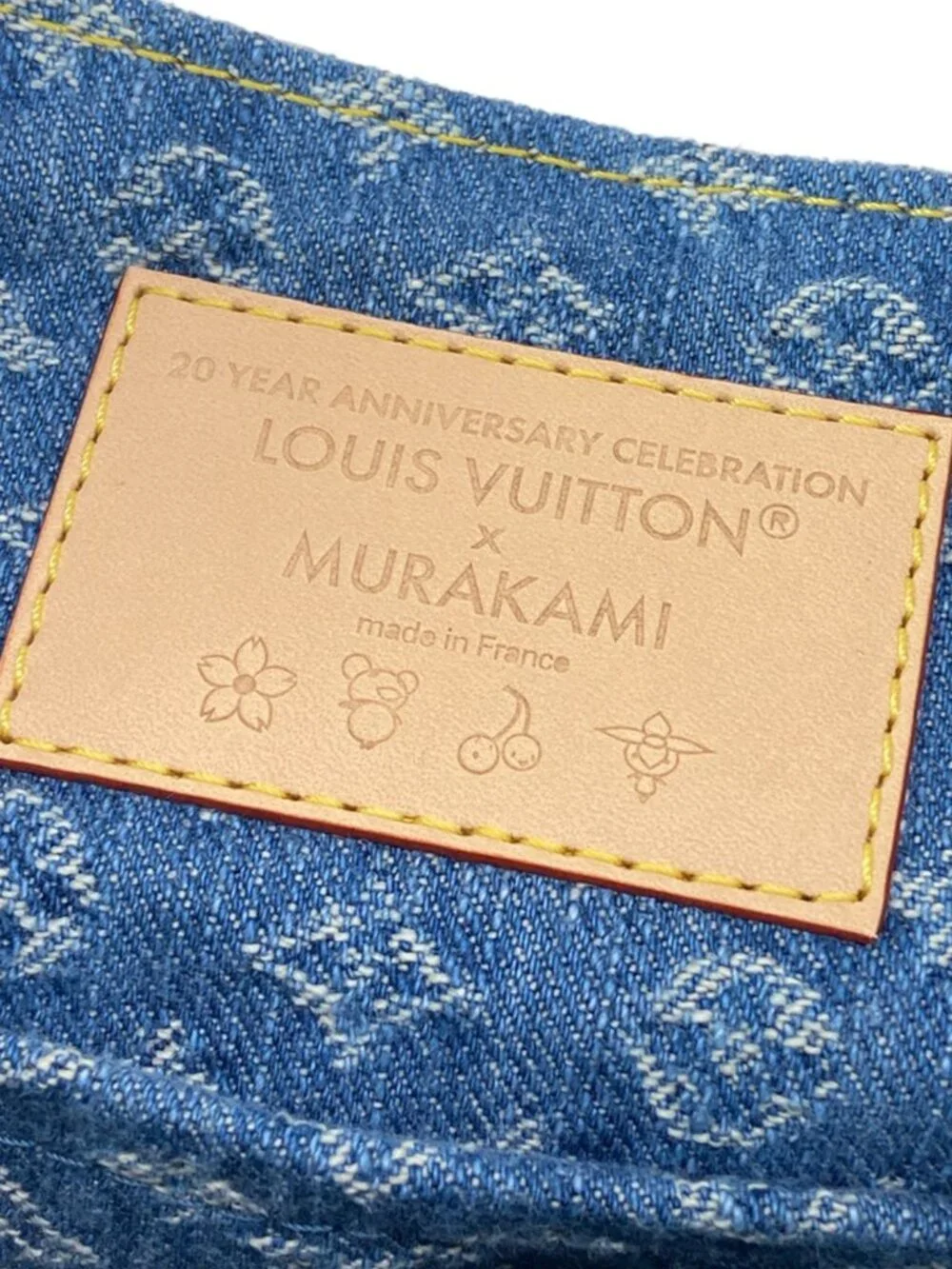 Louis Vuitton x Takashi Murakami Cherry Venice NM Denim Monogram
